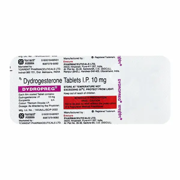 Dydropreg 10mg Tablet